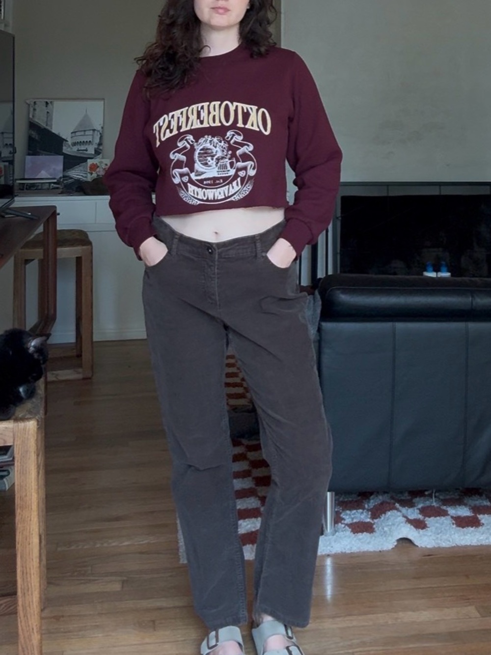 Vintage Y2K Chocolate Brown Straight Leg Corduroys